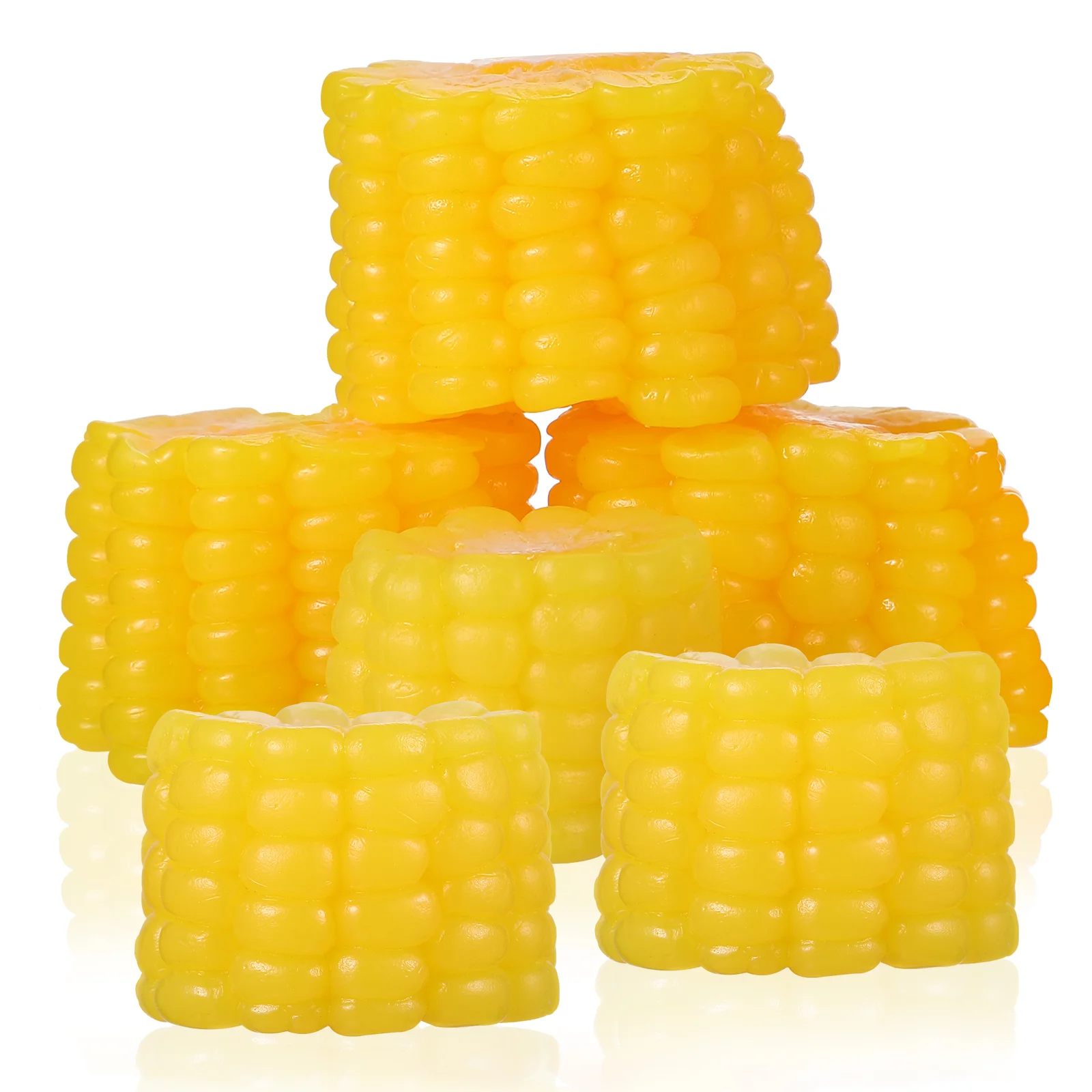 

Corn Fake Artificial Vegetable Props Decor Decoration Toys Kitchen Cut Slicessimulation Lifelike Ornament Cob Simulated Play