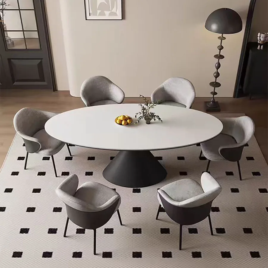 Luxus rechteckigen Esstisch Langlebige Metall Edelstahl Beine Современный минималистский дом Wohnzimmer Hotel Badezimmer