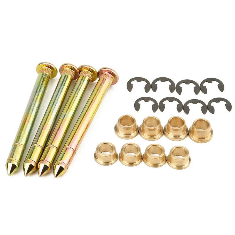 

Heavy Duty Car Doors Hinge Pins Pin Bushing Kit Hinge Repair Kit for Ford F150 F250 F350 Bronco