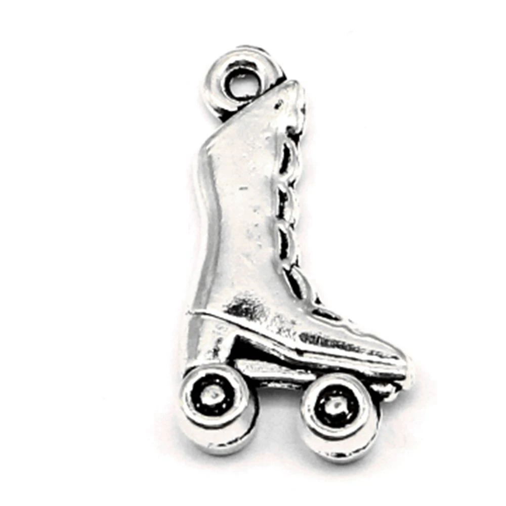 

Skates Charm For Making Jewelry Diy Finding 50pcs 10x21mm