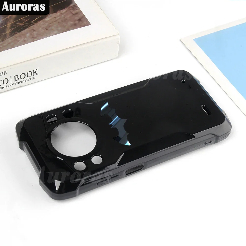 Чехол Skinlee для Cubot KingKong AX с металлическим логотипом матовый силиконовый