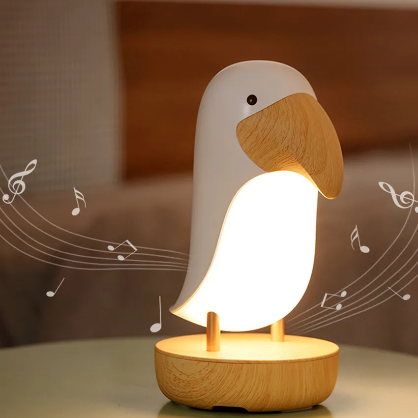 

LED Night Light Toucan Bird Modern Nordic Table Lamp Home Luminaria Room Lampe Bedroom Hoom Decor Study Indoor Lighting Dimmable