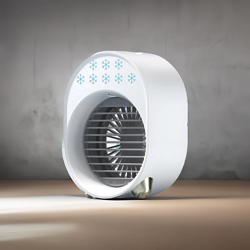 

HVAC Systems Indoor Air Quality Cooling Fans Portable AC Air Conditioner Personal Bedroom Built-in LED Mood Lightweight Travel