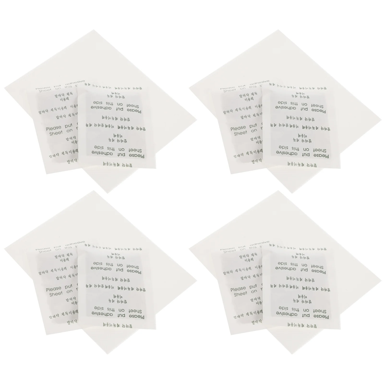 

50pcs Chic Fashion Helpful Practical Sole Foot Pads Cleansing Foot Pads Pain Relief Feet Patch