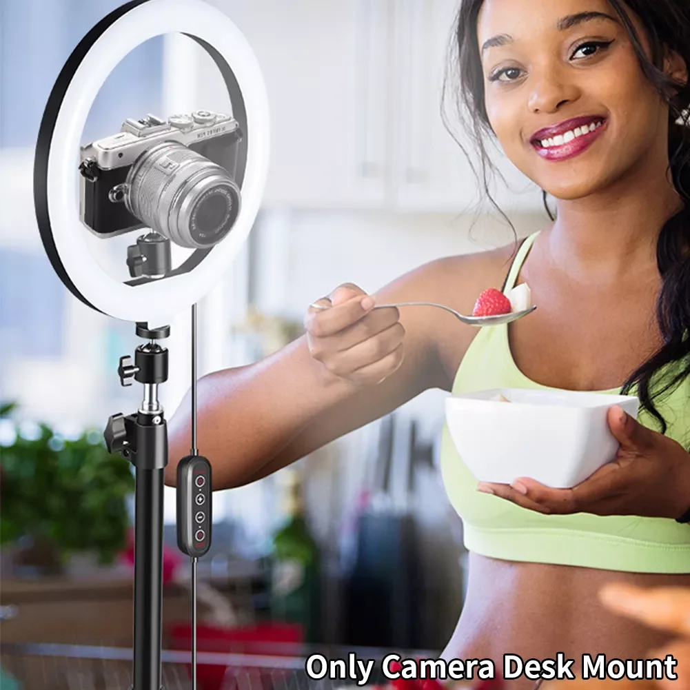 Монопод из АБС-пластика с регулируемой высотой для прямой трансляции кольцевой