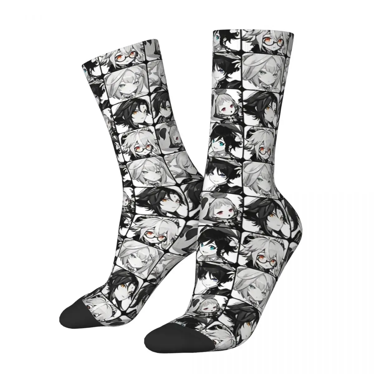 

Genshin Impact Anemo Supremacy Мужские Женские носки ветрозащитная Новинка Весна Лето Осень Зима чулки подарок