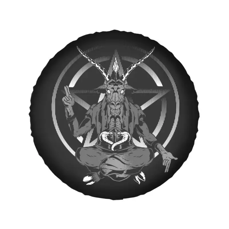 С изображением Сатанинского козла колпачок шины 4WD 4x4 прицеп Baphomet сатана запасной