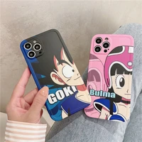 bandai dragon ball super z son goku bulma couples phone cases for iphone 13 12 11 pro max xr xs max 8 x 7 se 2020 back cover