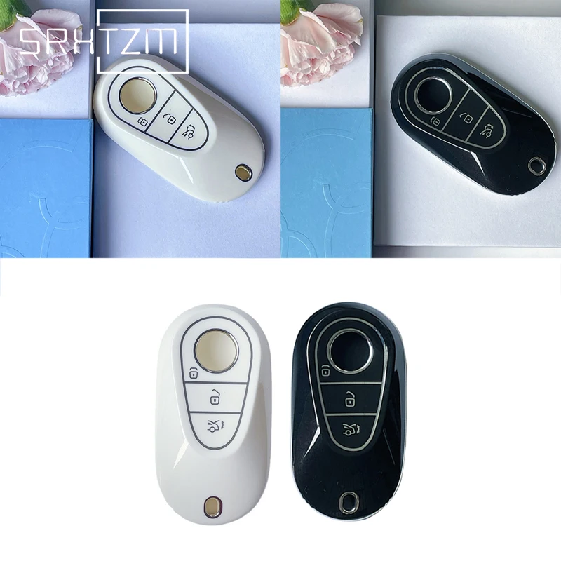 Чехол-книжка для автомобильного ключа Mercedes Benz 2021 C S Class W223 W206 S350L S400L S450L S500L