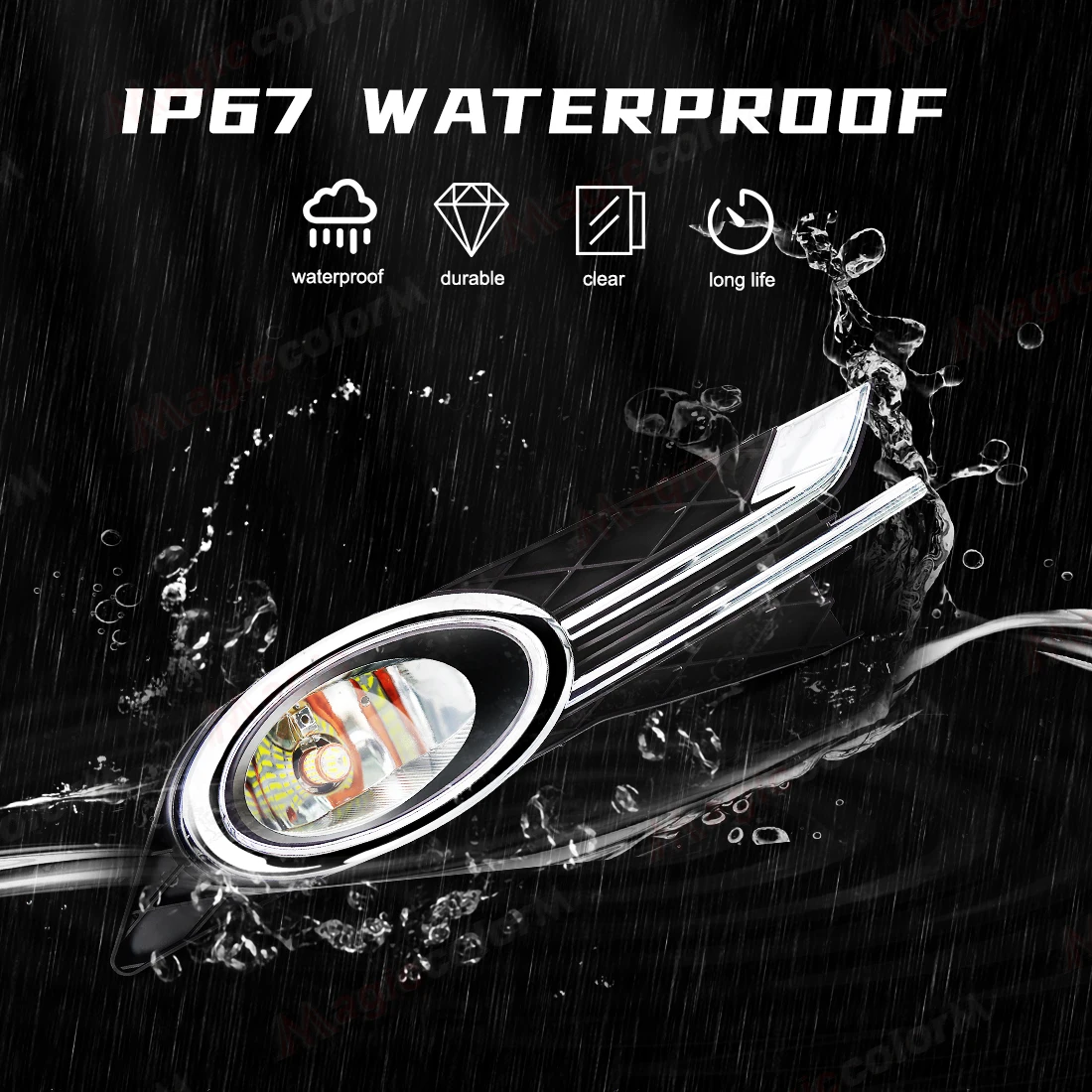 Светодиодные противотуманные фары для Honda Odyssey 2014 2015 2016 2017 передние дневного