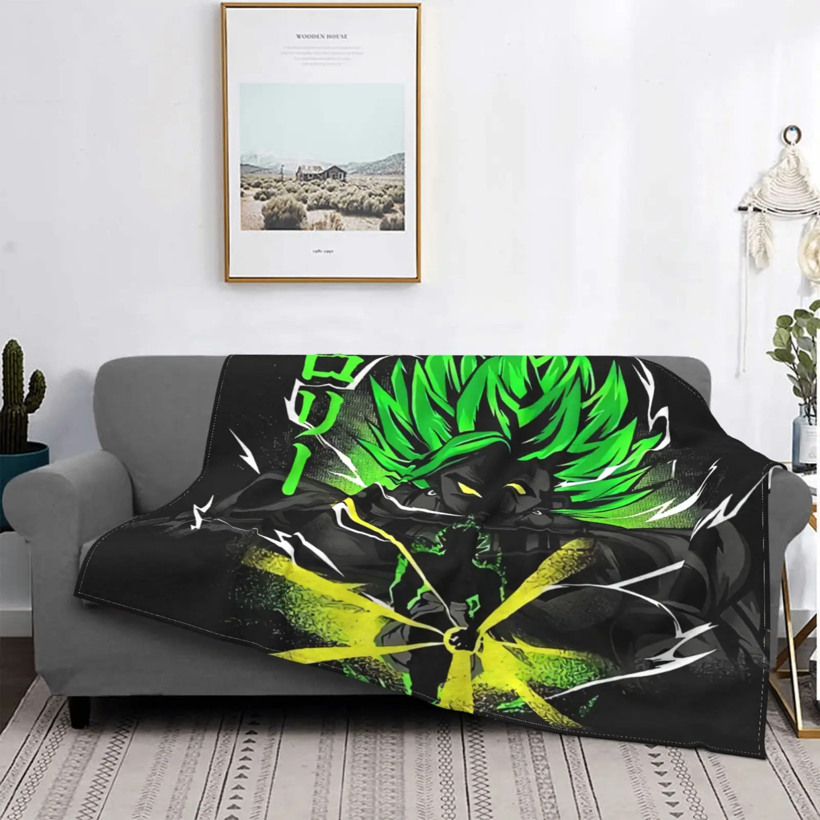 

Легендарный воин Broly, бриллиантовое украшение на кровать, покрывало на кровать, покрывала для кровати, плюшевое постельное белье из аниме