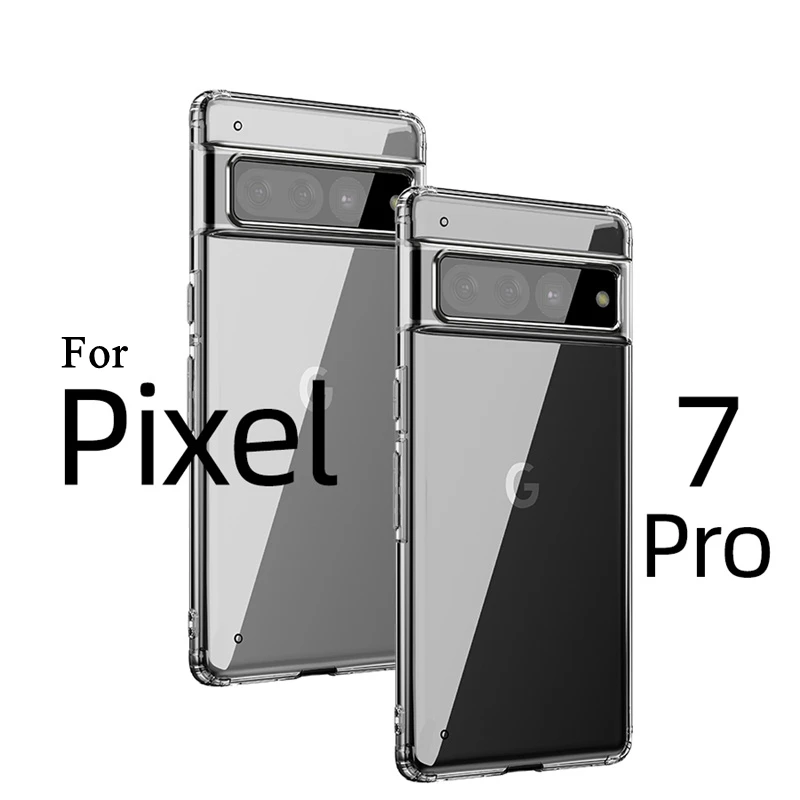 

Ultra Thin Case For Google Pixel 7 Pixel7 Pro 7A 5G Phone Case Transparent Back Cover Pixel 7Pro 6Pro Pixel6 6A Pixel7 TPU Cases