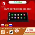 Автомагнитола на Android 11 для BMW E87, E81, E82, Wi-Fi, 4G, SIM, DSP, Carplay, 8 ядер, 8 + 128 ГБ ОЗУ, GPS-навигация, Автомобильная Мультимедийная стерео система