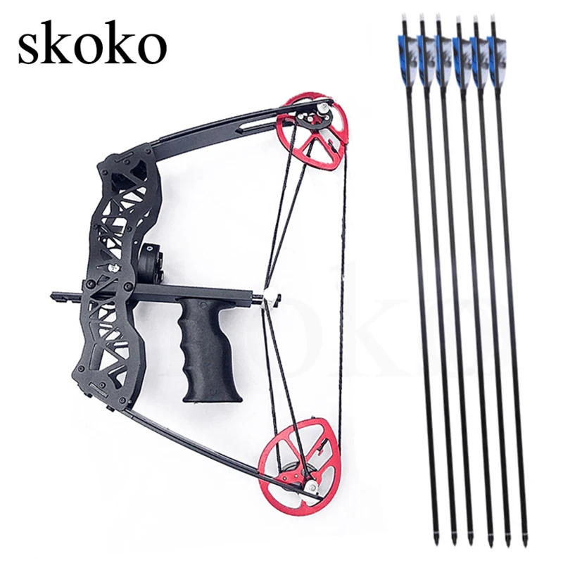 

30-40 lbs Archery Adjustable Mini Mini Compound Pulley Bow Black Hawk Archery Bow Archery Hunting Fish Shooting Bow