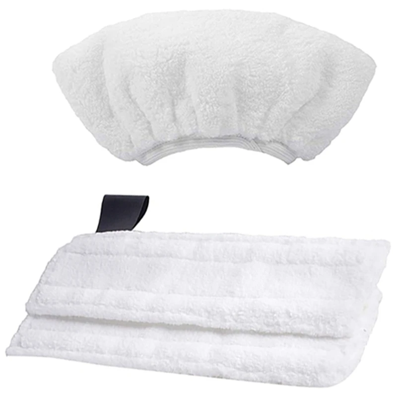 

8Pcs Floor Cloth Brush Head Cover & 8 Pcs Hand Tool Terry Cloth Covers,For Hand Nozzle,For Karcher Steam Cleaner