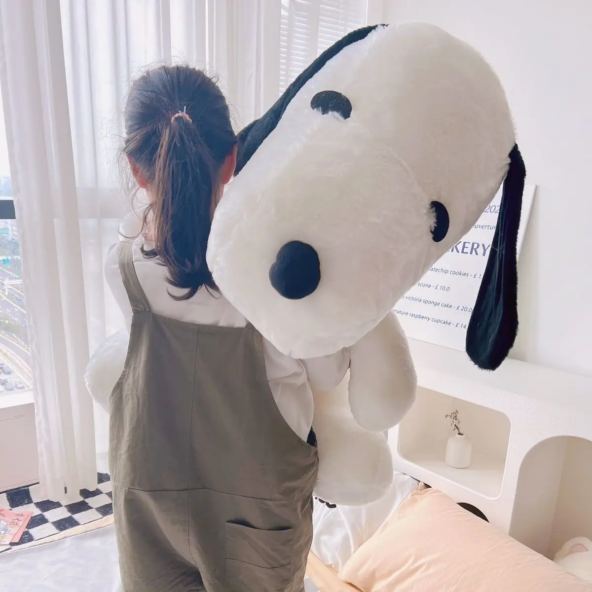 Большой размер MINISO Snoopy плюшевая игрушка мягкая кукла детская подушка корейский