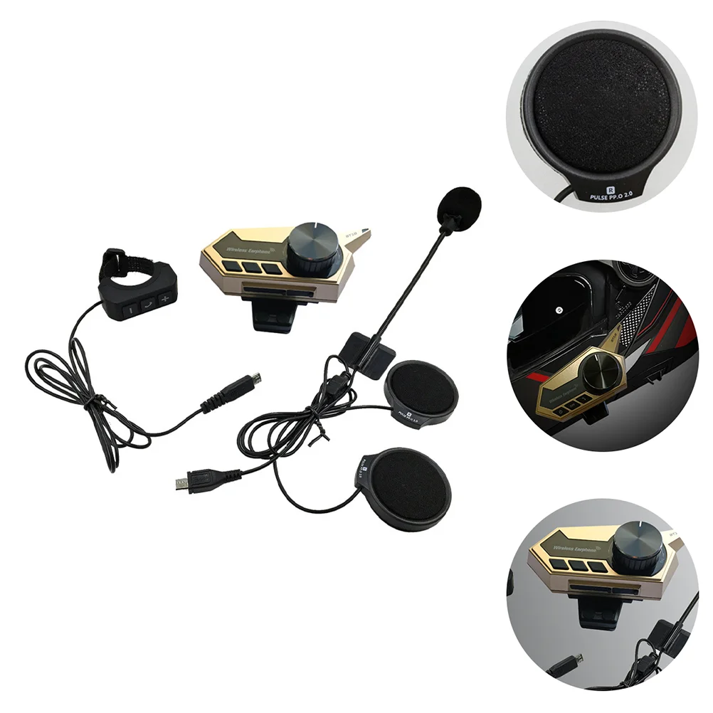 

1 Set Practical Helmet Headset Useful Helmet Headset Motorcycle Helmet Speaker