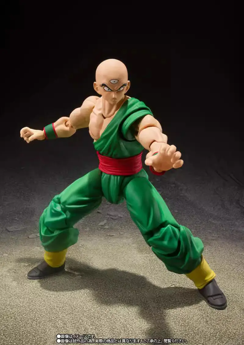 Фото Фигурка Bandai S.H.Figuarts Dragon Ball Z Tien Shinhan Chiaotzu 2.0, полностью подвижная, коллекционная модель Tamashii Limited №4