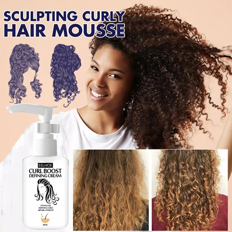 60 мл Эластин Для волос идеальные вьющиеся волосы быстродействующие