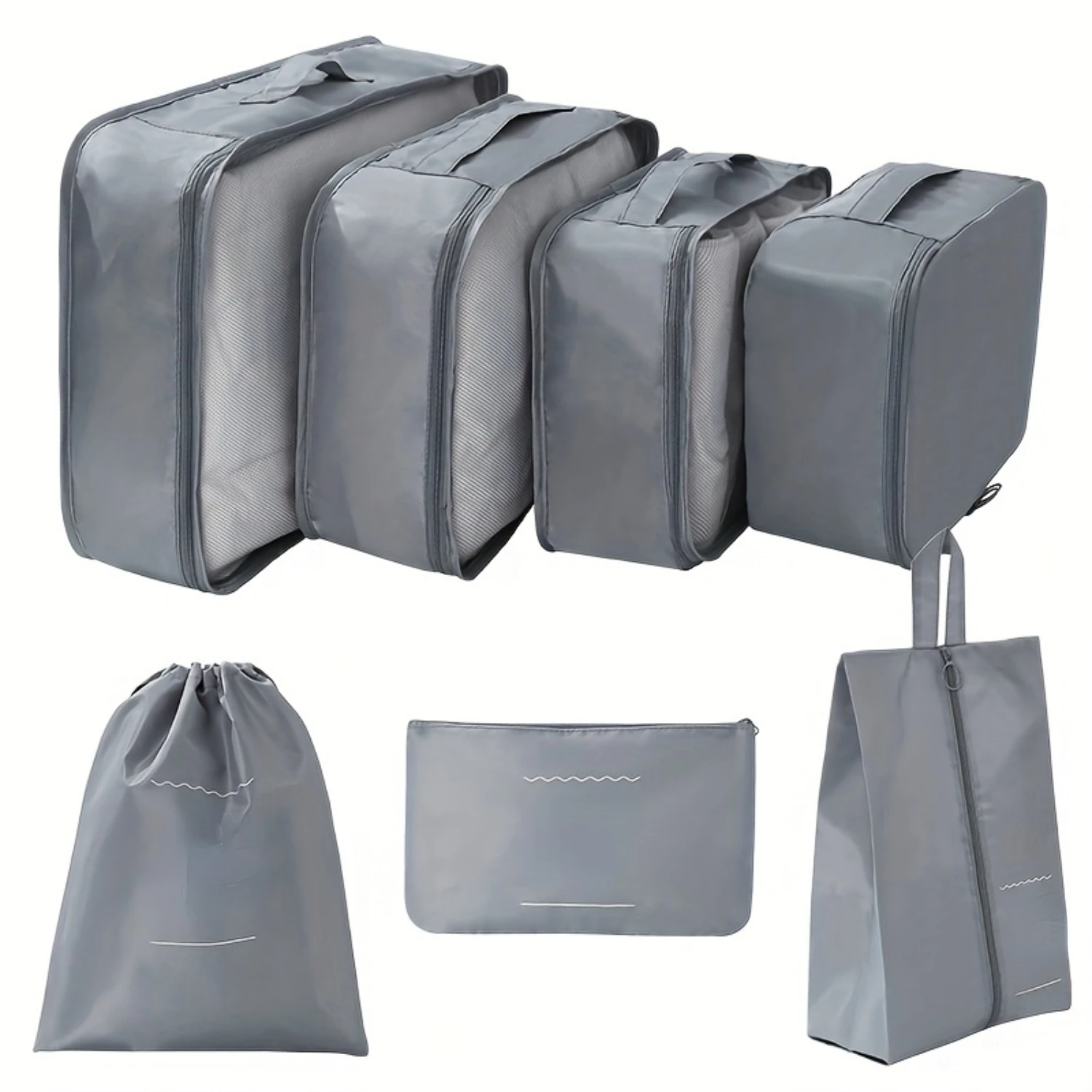 Набор органайзеров для путешествий из 7 предметов — просторная одежда защитные