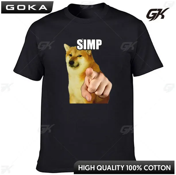 Мужская и женская футболка Cheems Doge Cowboy Shiba Inu с забавным узором хлопковая одежда