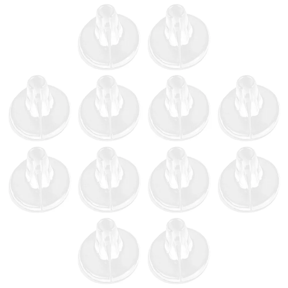 

12 Pcs Sandal Insoles Front Pad Thong Flip-flops Shoes Thong Insertss Sheer Clear Guards Sandals Gel Summer