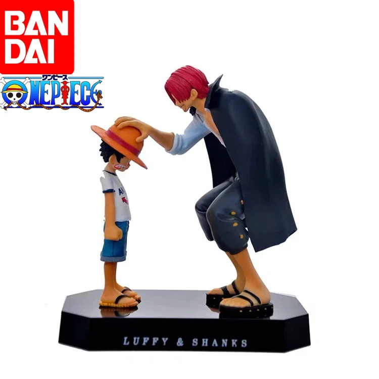 

Anime One Piece Luffy And Shanks Action Figure Cartoon Model Doll Collection Decorative Toys Children's Christmas Gifts18cm