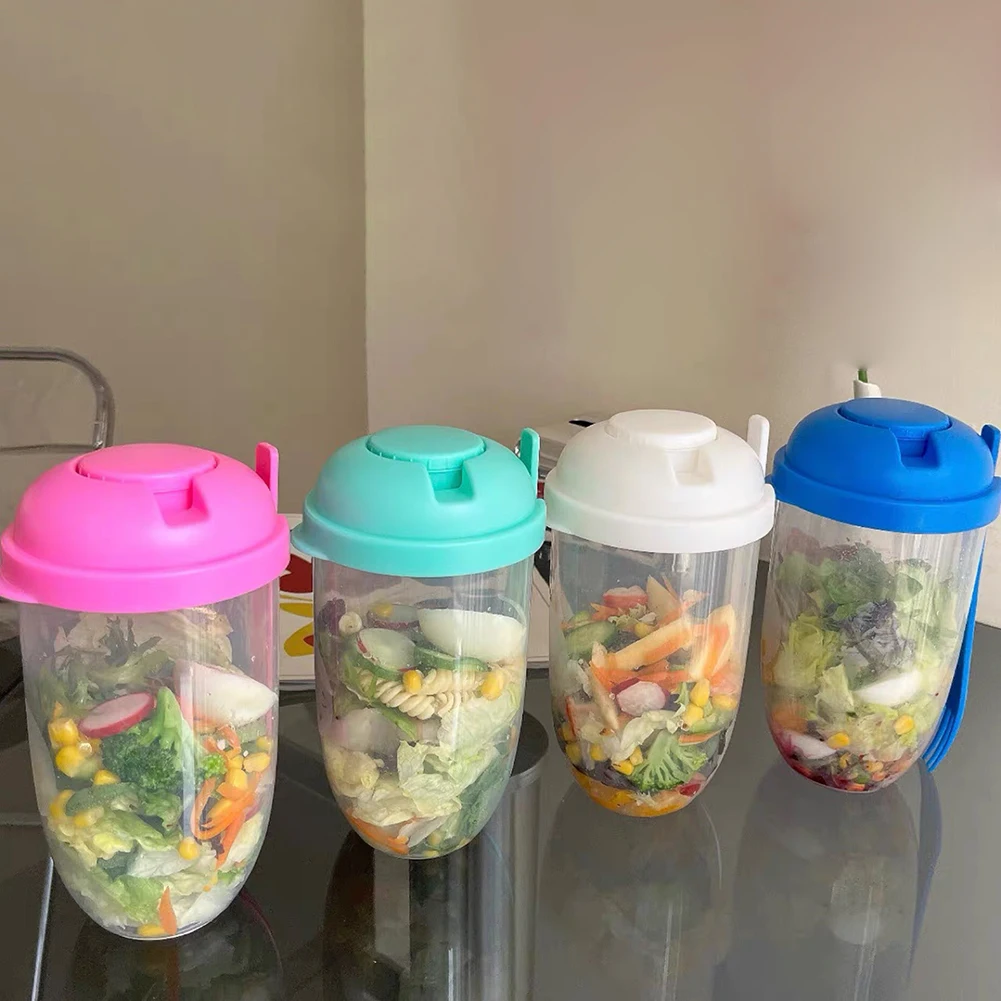 

sport cups Fat Reduction Portable Fresh Salad Cup 1000ml Internet celebrity salad cup convenient girl fat reduction cup 2022