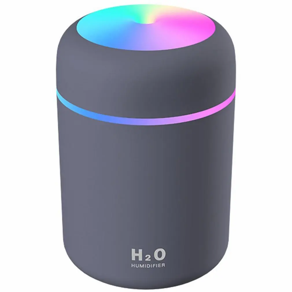 

Portable 300ml Humidifier USB Ultrasonic Dazzle Cup Aroma Diffuser Cool Mist Maker Air Humidifier Purifier with Romantic Light