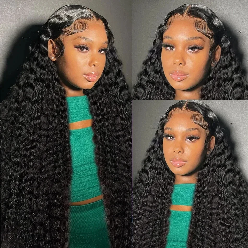 Парик бразильский с глубокой кудрявой сеткой 13 х6 36 дюймов х4