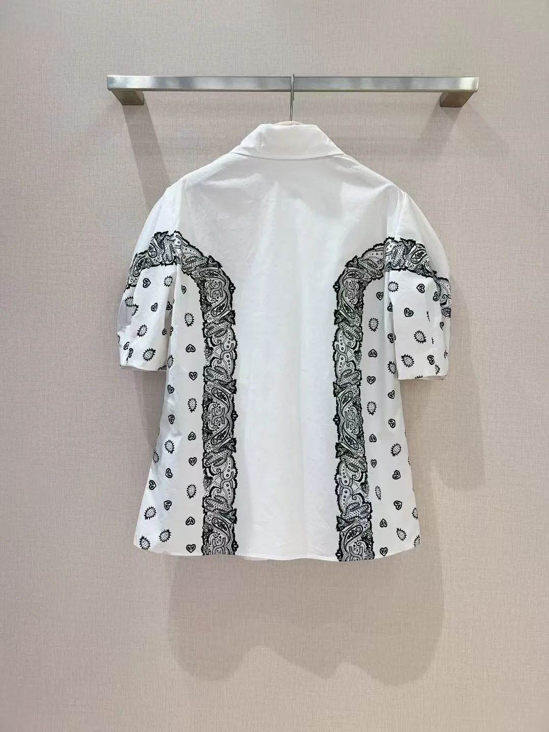 Высококачественная женская универсальная рубашка с рукавами-пузырьками и