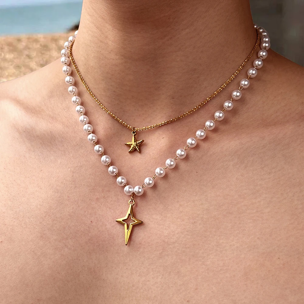 Ожерелье Aepede из нержавеющей стали изысканное модное ожерелье с подвеской