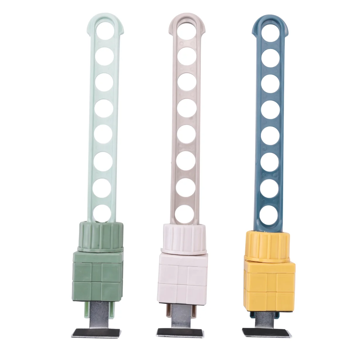 

3Pcs Window Frame Clothes Hanging Rack Portable Indoor Window 8-Holes Drying Rack Adjustable Home for Clothes Stand
