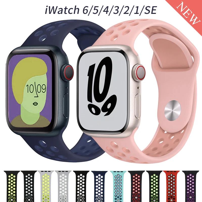 Silicone Strap For Apple Watch band 44mm 40mm 49mm 45mm 41mm 38mm 42mm 44 mm watchband bracelet iWatch Ultra series 8 4 5 6 se 7