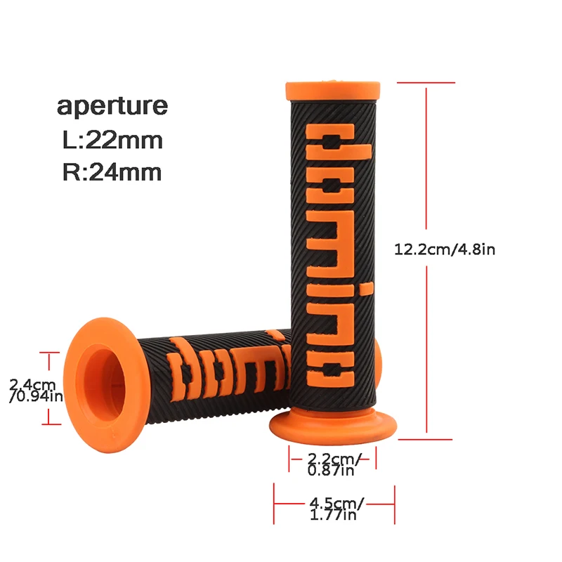 Ручки для мотоцикла 22/24 мм резиновая часть универсальная ручка Yamaha KTM