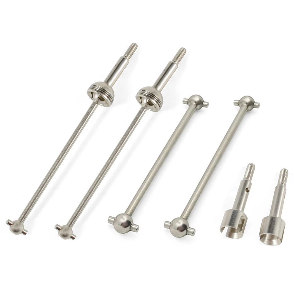 WLtoys144001 металлическая передняя и задняя осевая чаша, Универсальный приводной карданный вал для WLtoys 124019 124018 RC Car, оригинальные аксессуары, 4 шт.