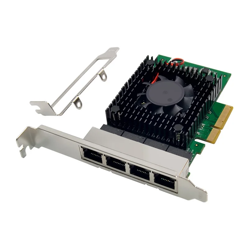 

I225-V3 PCI-E X4 Server Network Card 4 Port 2.5G Server Network Card I225 Gigabit Gaming Speed Network