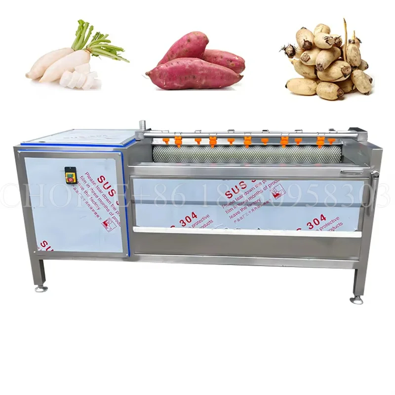 Роликовая щетка большой емкости имбирь кокос мясо пищевая промышленная