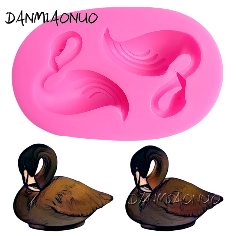 

DANMIAONUO A1143050 Flamingo Cake Tray Silikonowe Foremki Na Babeczki Cooking Decoration Moules Silicone Patisserie Animaux