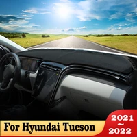for hyundai tucson 2021 2022 nx4 car dashboard platform desk mat cover anti uv mat carpets sunshade avoid light pad accessories