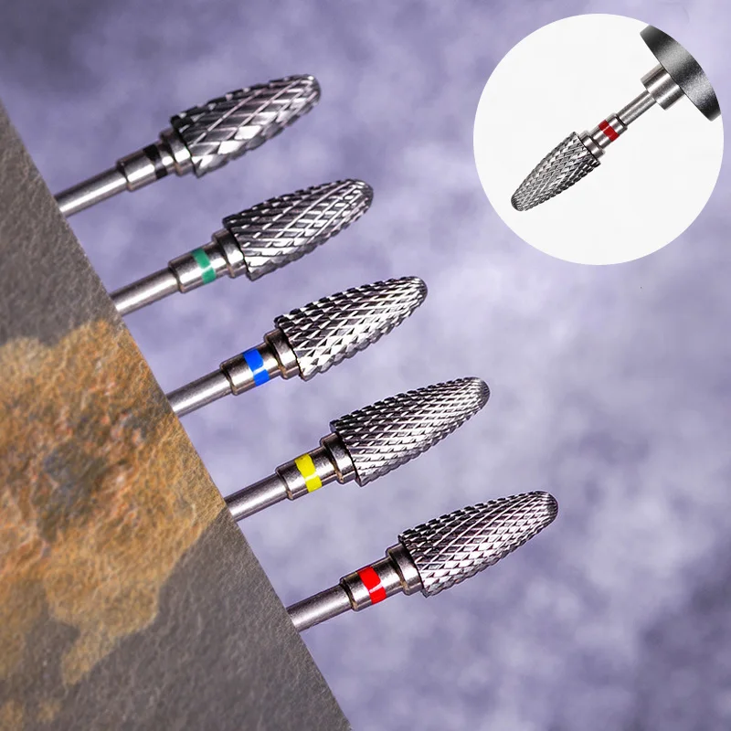 1pcs Nail Drill Bit Electric Tungsten Milling Carbide Cutters Burr Rotary Manicure Machine Equipment Nail Art Tool Accessories