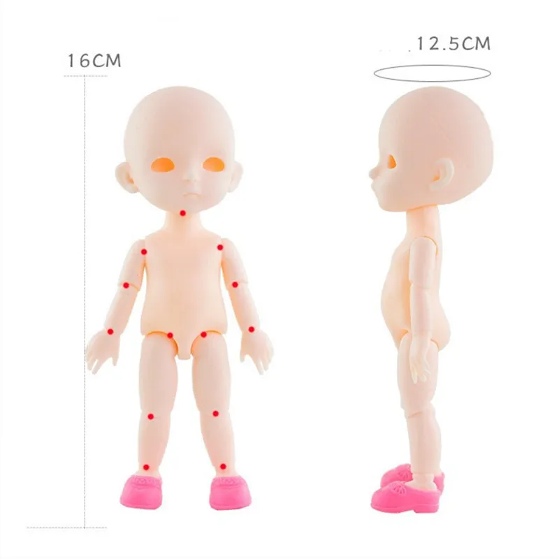 Новинка 16 см BJD 1/12 платье принцессы кукла с одеждой и обувью подвижные 13 суставов