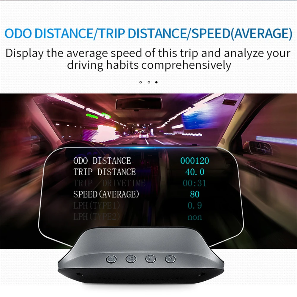 For All Car OBD HUD C3 Auto Projector Hud Navigation GPS Obd2 Eobd Speedometer Head Up display Electronics Car Accessories