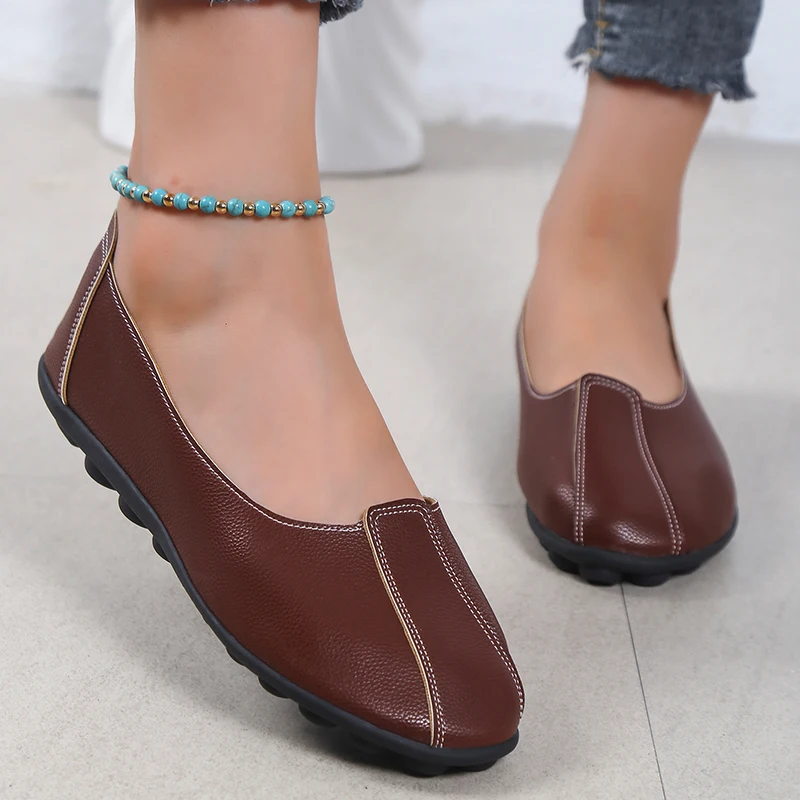 

Новинка 2022, прочная Женская Вулканизированная обувь на мягкой подошве с круглым носком, винтажная обувь для отдыха