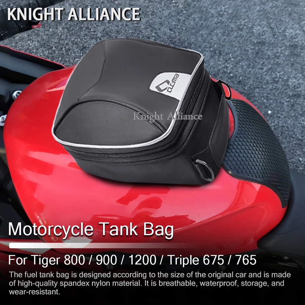 Fuel Tank Bag Luggage Quick Release Waterproof Bag For Street Triple 675 / 765 Speed Triple 1050 660 / T955 For Tiger 800 900