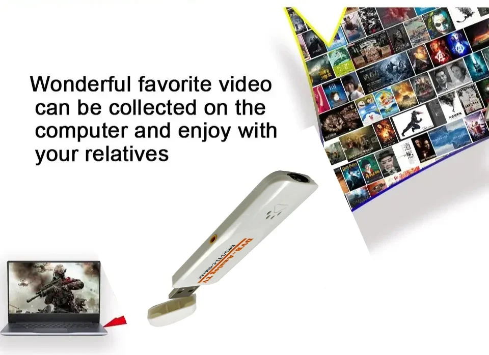 Фото Цифровой DVB t2 PVR Аналоговый USB-телевизор-тюнер Dongle PAL/NTSC/SECAM с антенной Дистанционный HDTV-приемник для DVB-T2/DVB-C/FM/DVB/AV №3