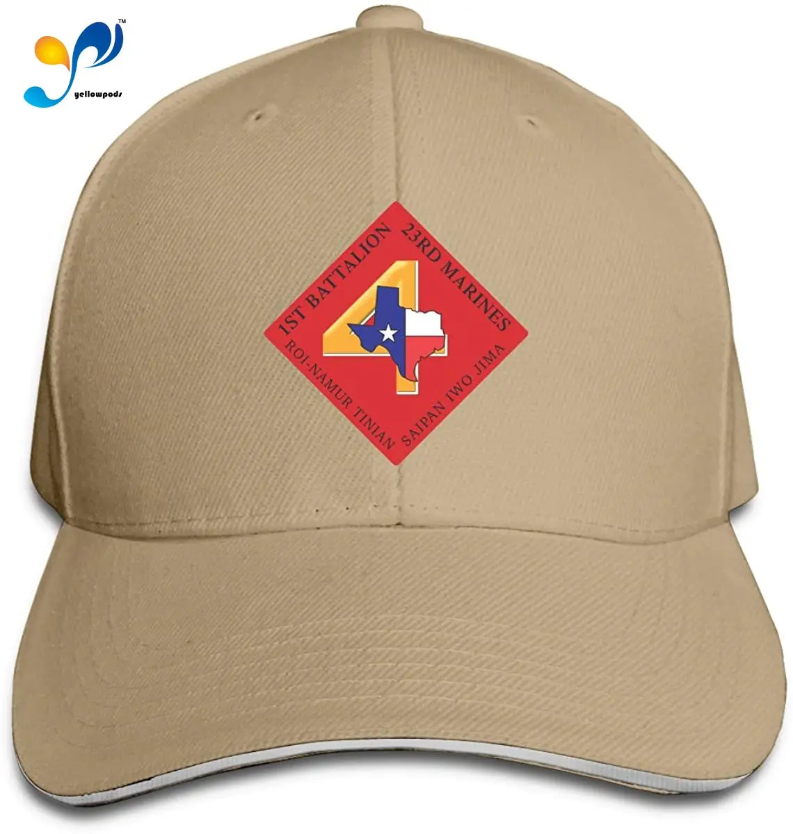 

1st Battalion 23rd Marines Men Cotton Classic Baseball Cap Adjustable Size