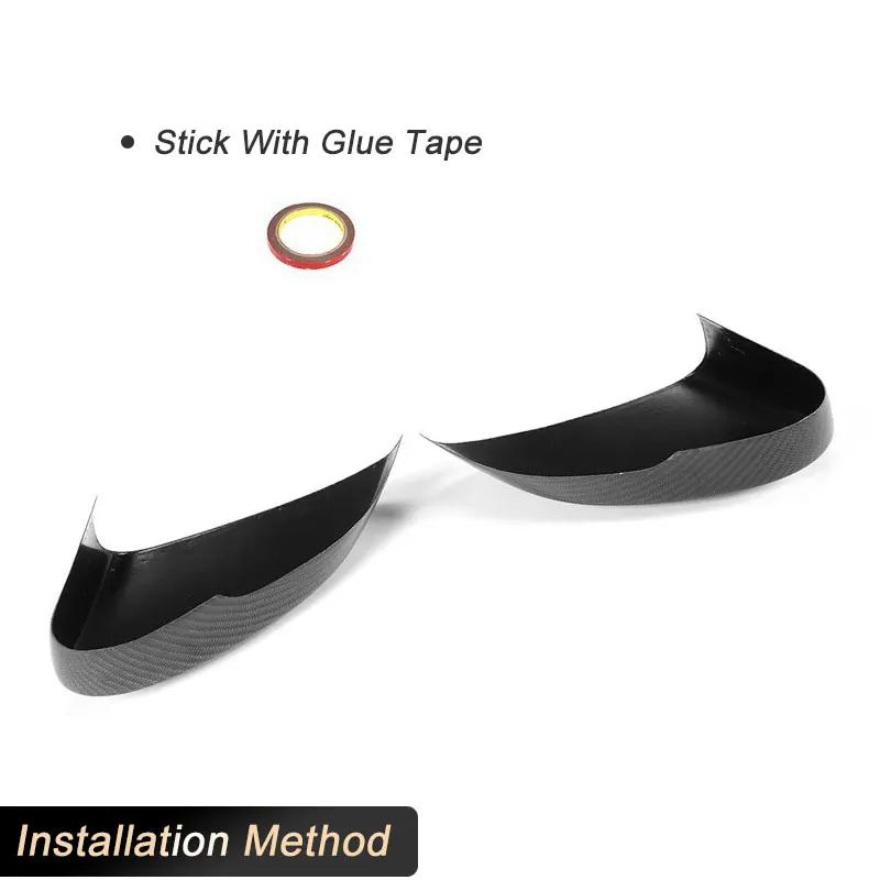 Чехлы на боковые зеркала заднего вида из углеродного волокна для Jaguar F-TYPE 2013-2021