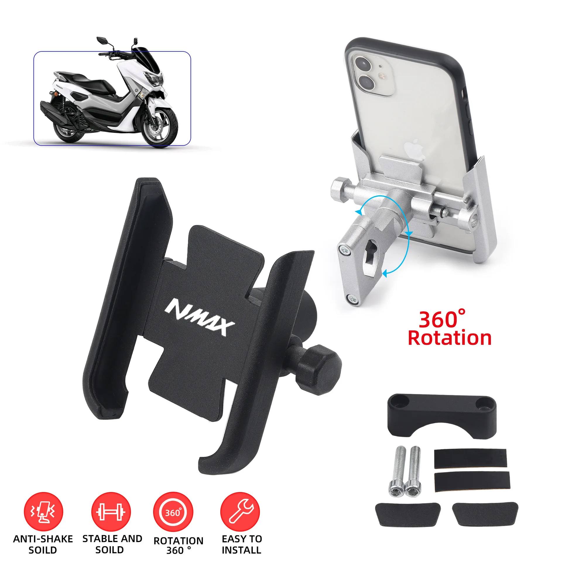 

Для YAMAHA NMAX 155 NMAX 125 Φ 150 155-2015 Аксессуары для Руля Мотоцикла