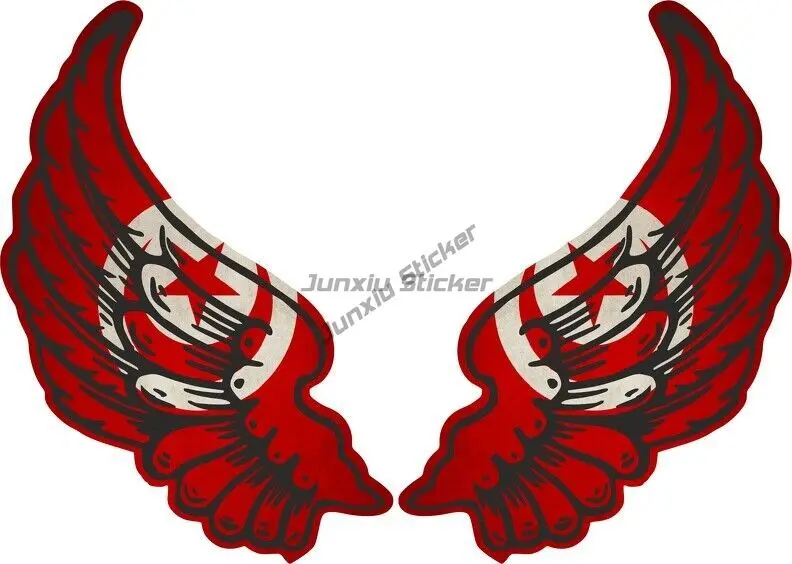 Креативная наклейка TN с эмблемой карты Туниса водонепроницаемая из ПВХ для